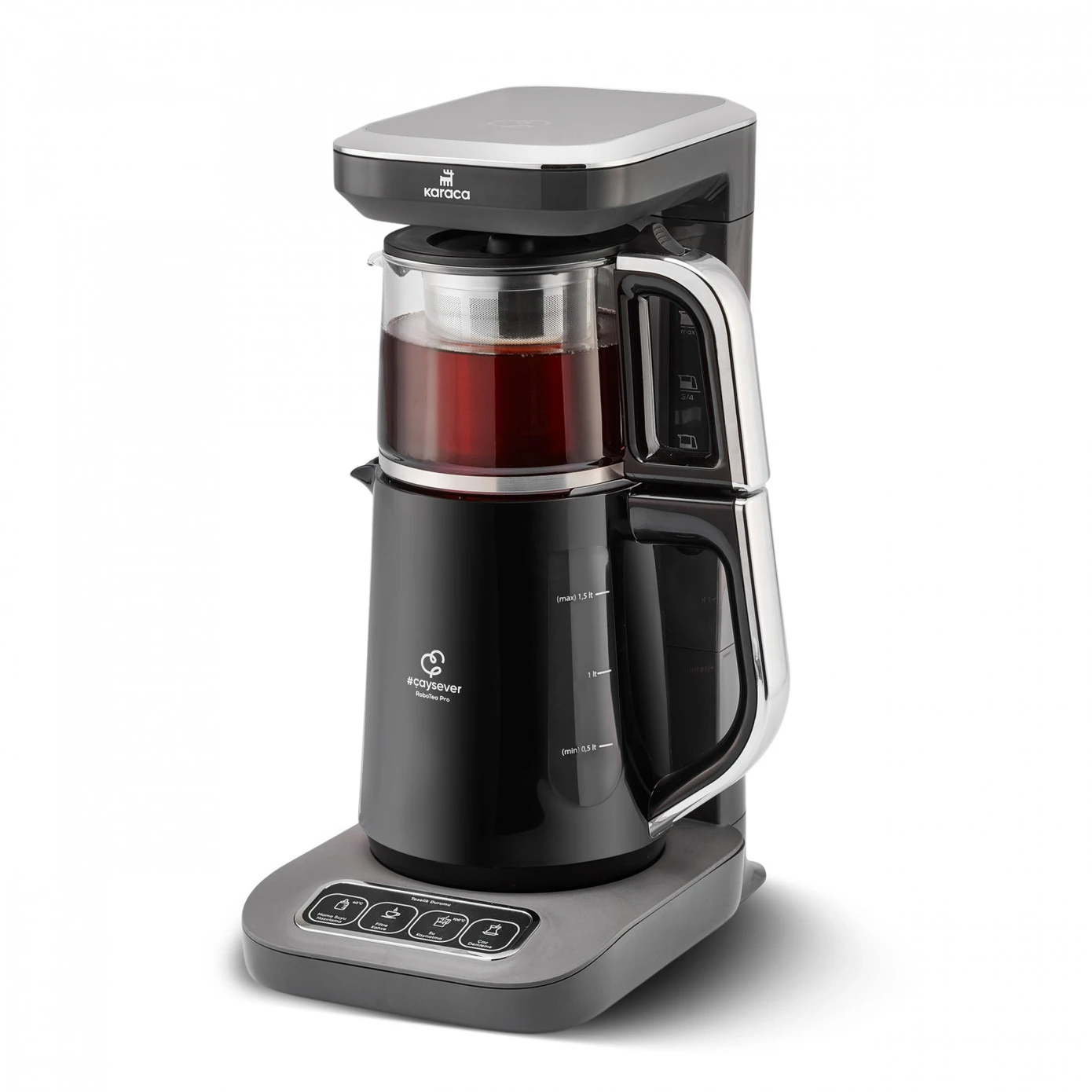 Karaca Robotea Pro 4 in 1 Konuşan Çay Makinesi Space Gray (14)