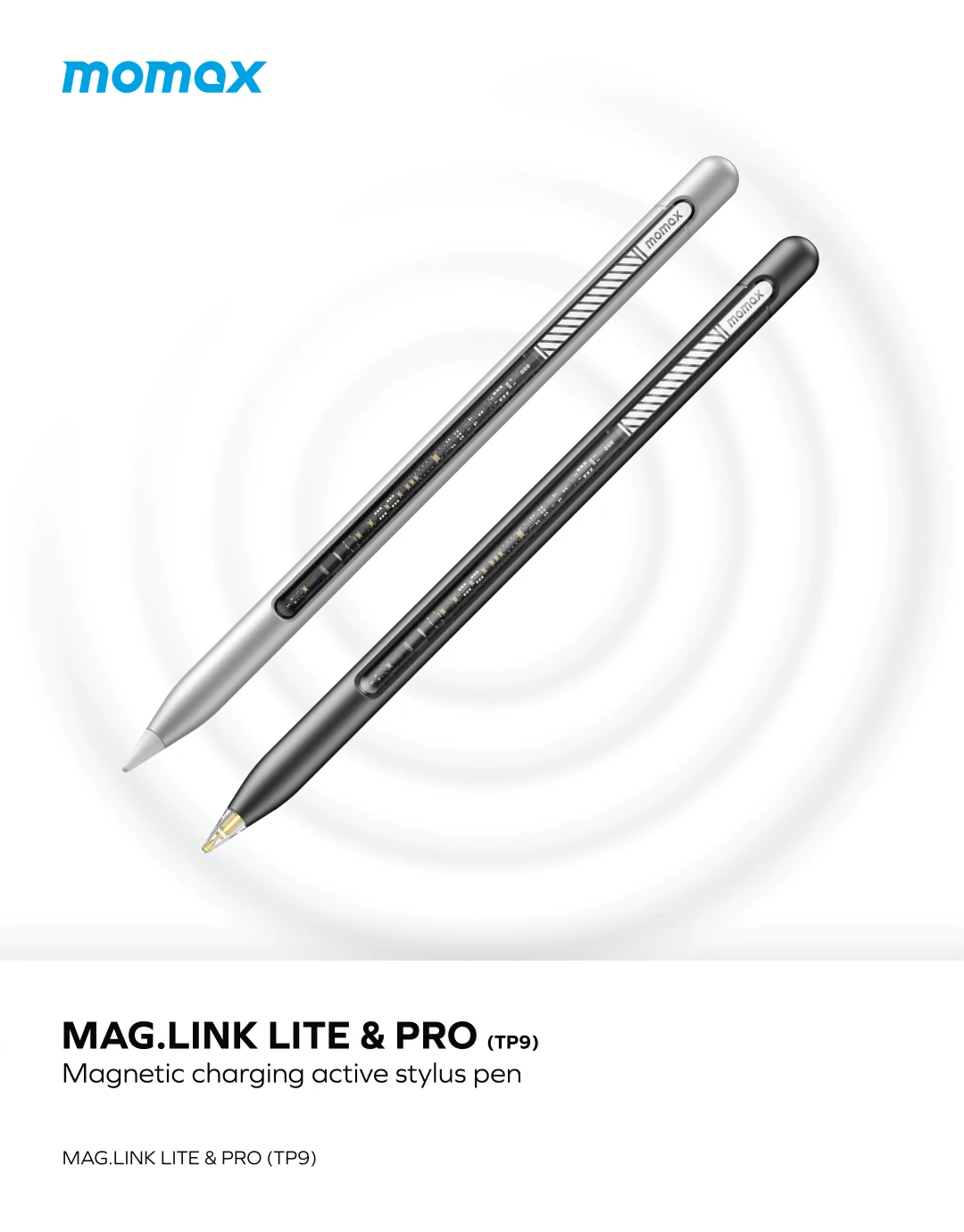 Momax Mag.Link PRO Manyetik Şarjlı Aktif Stylus Kalem pen apple 2024 (5)