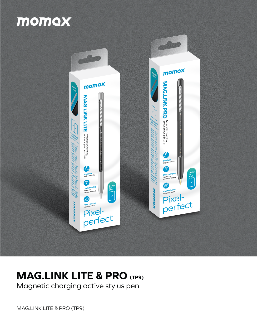 Momax Mag.lik Pro Magnetic Charging Active Stylus Pen 10 Emas Bilişim
