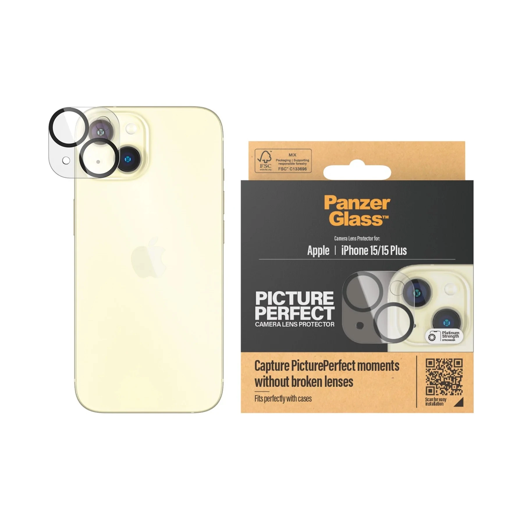 Panzerglass Pictureperfect Kamera Lens Koruyucu iPhone 15 15 Plus (1)
