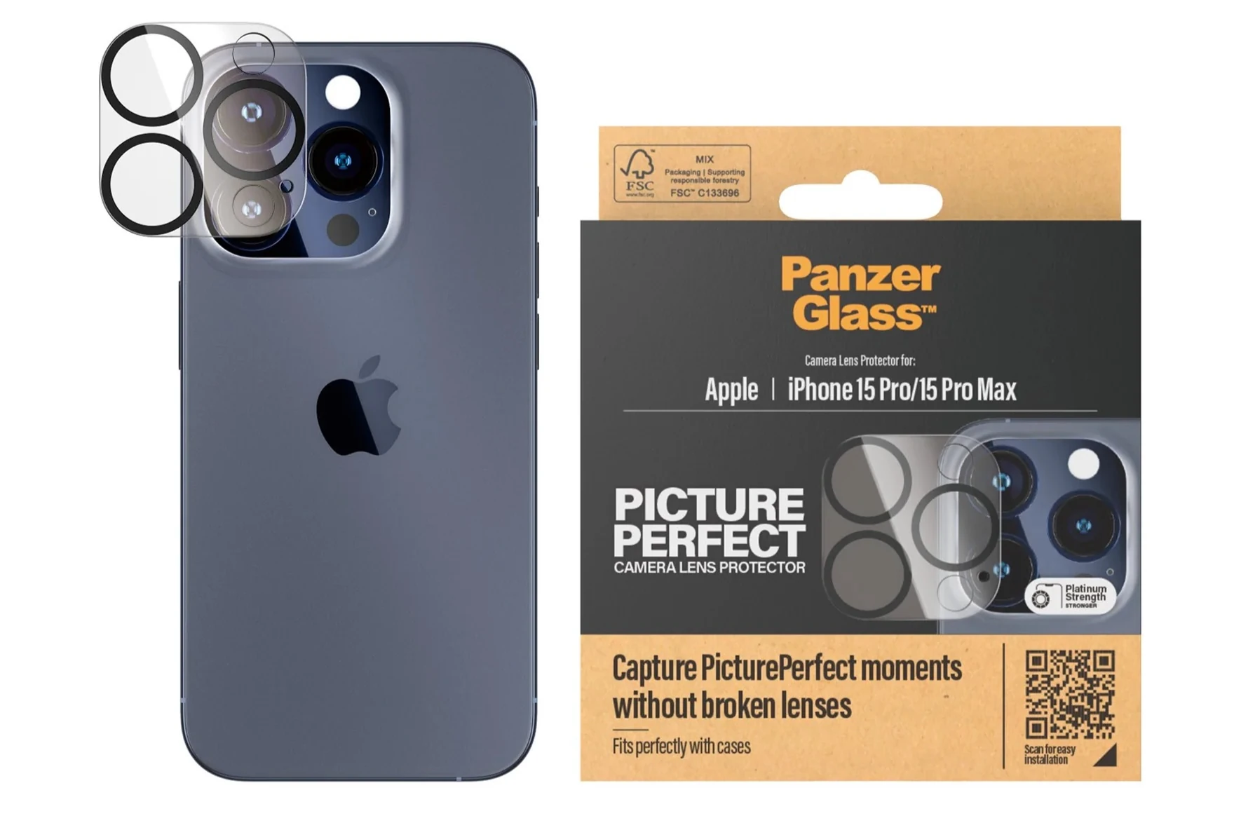 Panzerglass Pictureperfect Kamera Lens Koruyucu iPhone 15 Pro15 Pro Max (4)