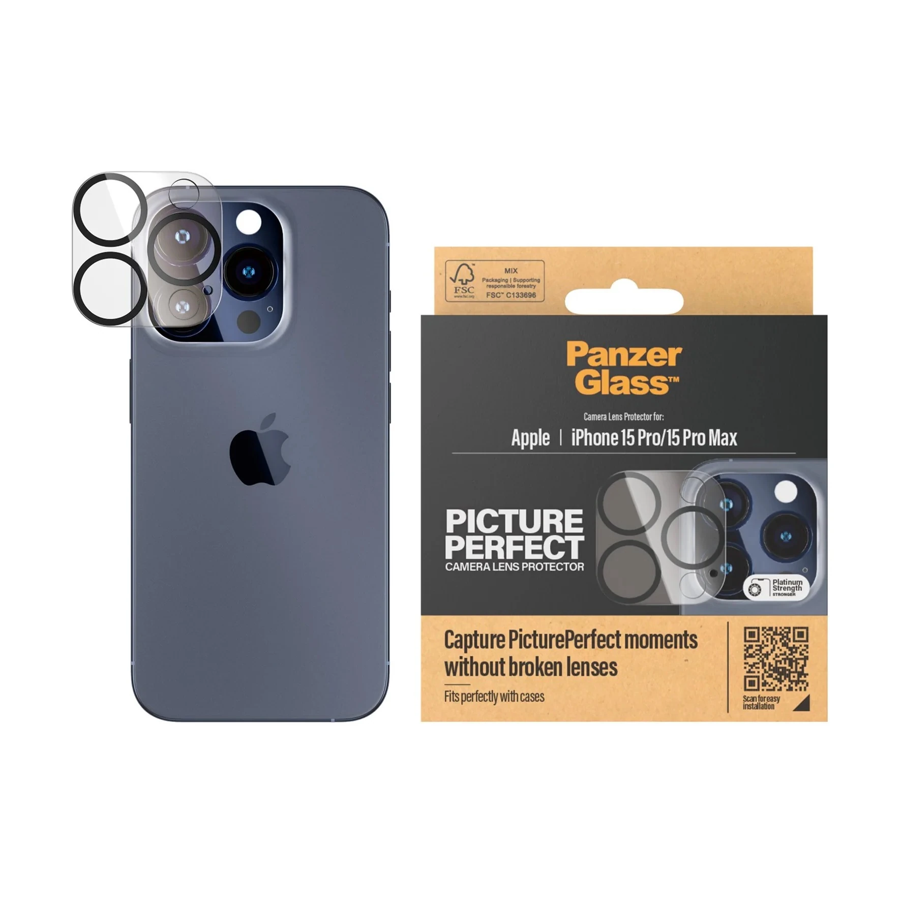 Panzerglass Pictureperfect Kamera Lens Koruyucu iPhone 15 Pro15 Pro Max (5)