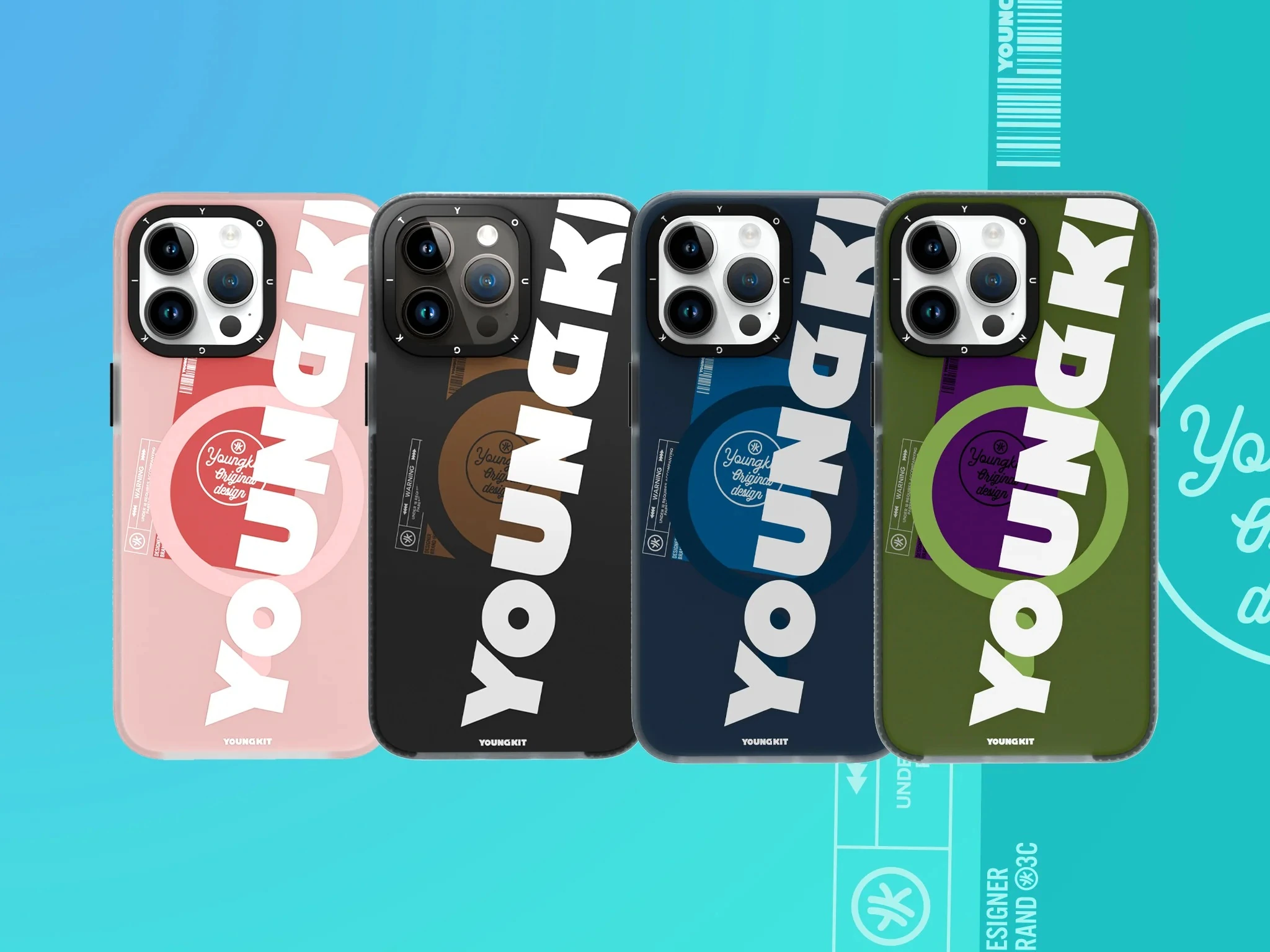 Youngkit Colorful Series Kılıf   iPhone 15 Pro (6)