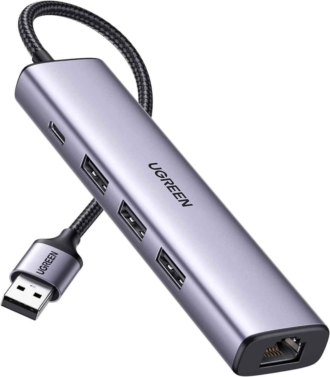 UGREEN USB Hub 3.0 USB LAN Adaptoru 3 Portlu USB 3.0 Ethernet Adaptoru Gigabit USB Ag Adaptoru 1000 Mbps 2024 (19)