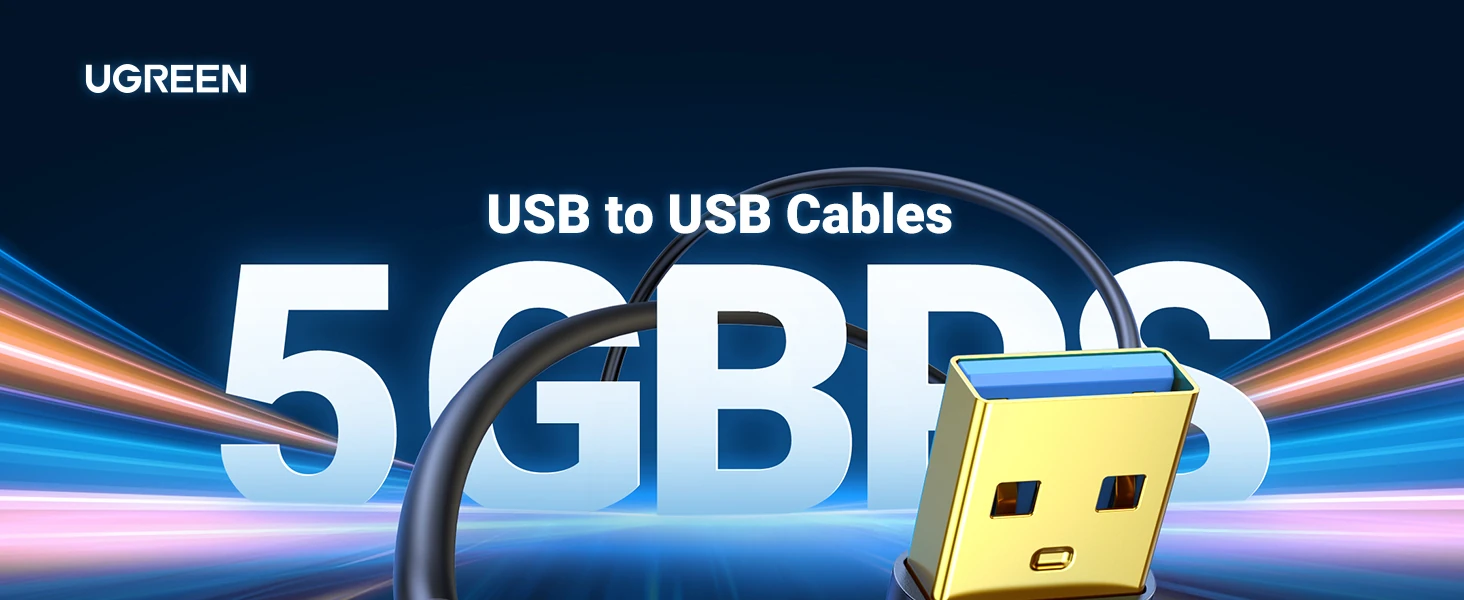 Ugreen USB 3.0 USB to USB Data Kablosu 1m 2024 (10)