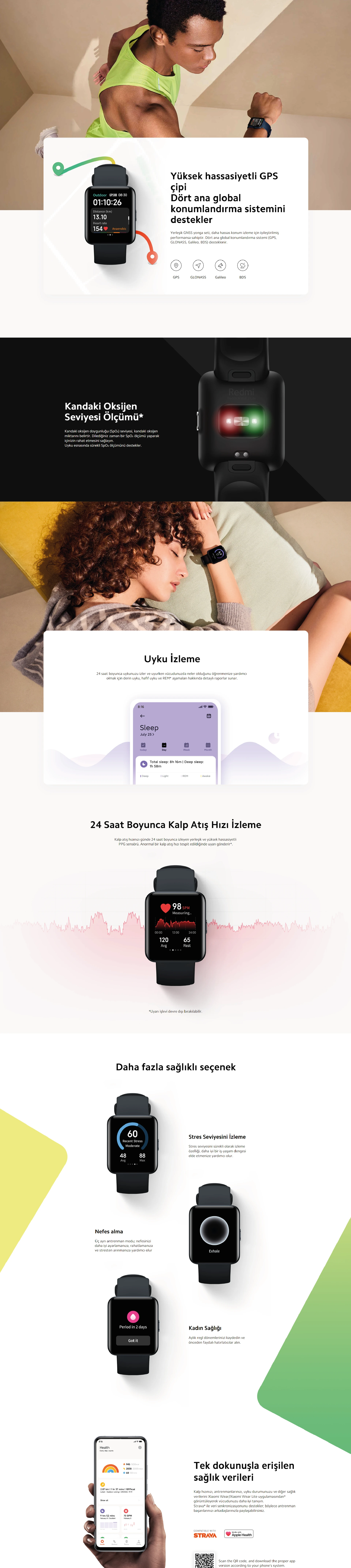Xiaomi Redmi Watch 2 Lite   Siyah 2024 emas