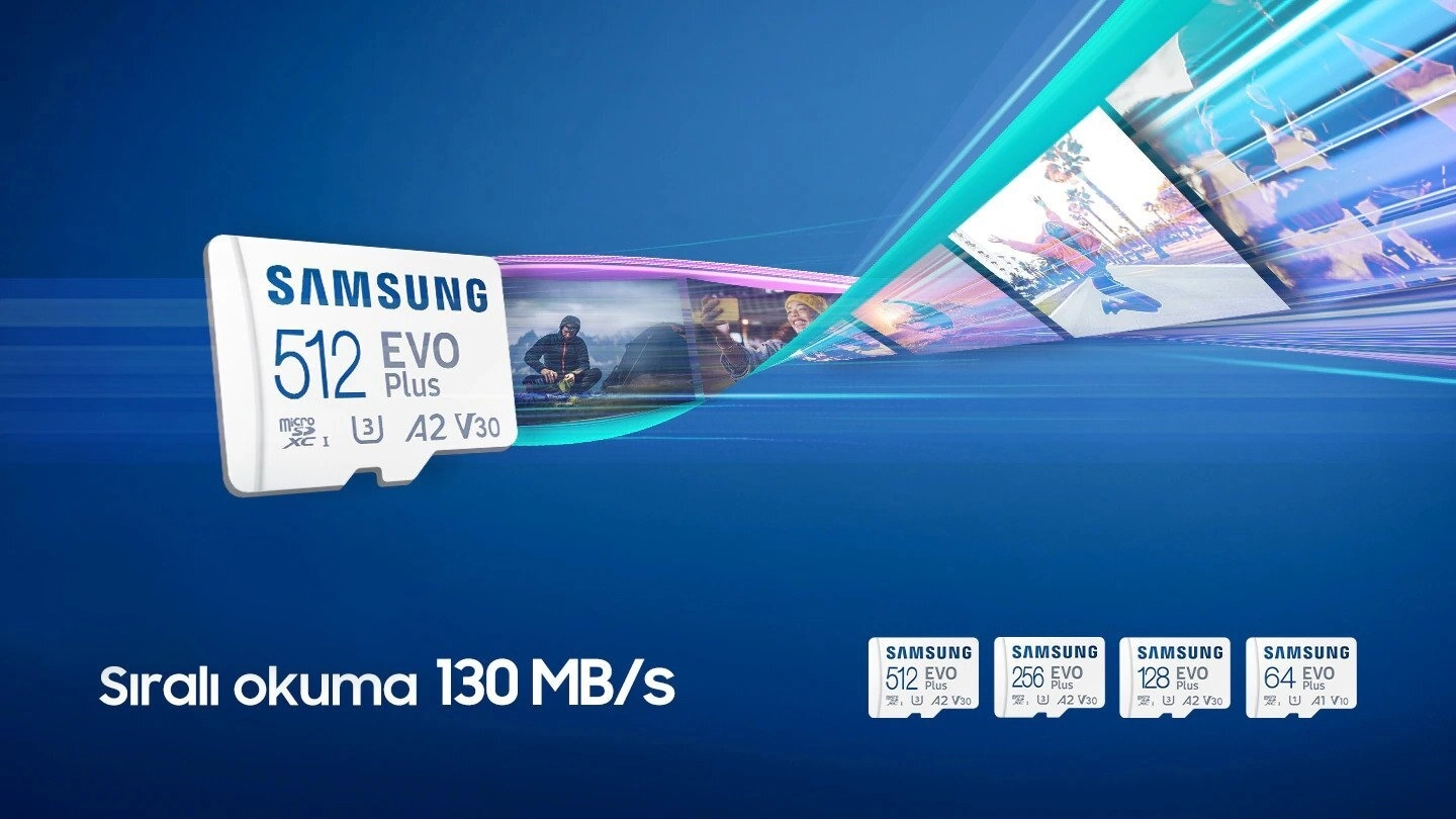 Samsung EVO Plus microSD Hafıza Kartı (5)